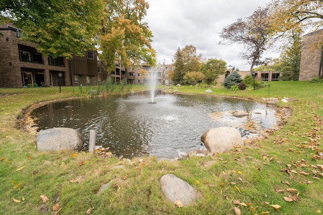 view of water feature