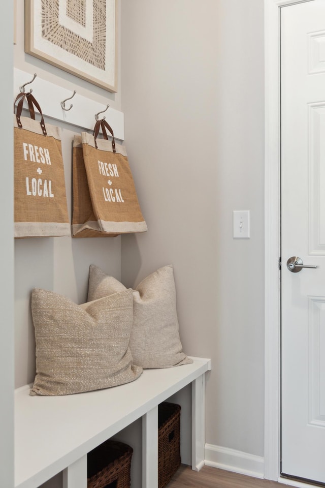 view of mudroom