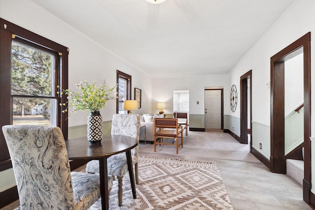 view of dining room