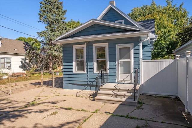 view of bungalow