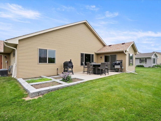 15104 Wild Ave, Brainerd, MN 56401 - rear view of property featuring a patio area and a lawn