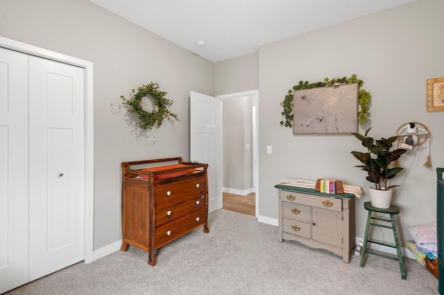 interior space featuring a closet