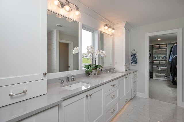 992 Southwell Enclave NE, Byron, MN 55920 - full bath featuring a walk in closet, a sink, and double vanity