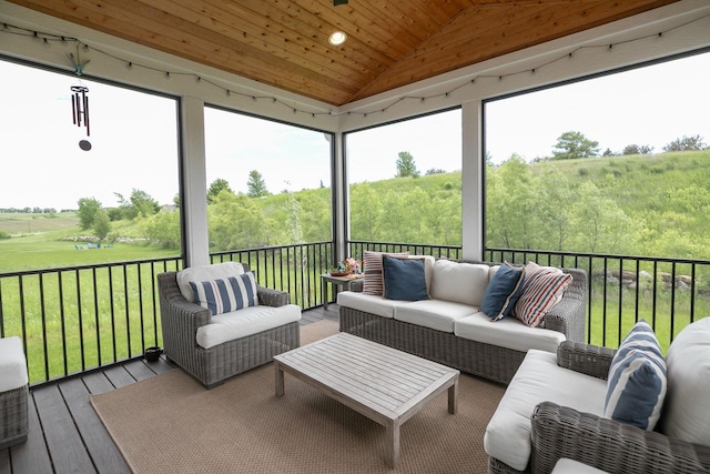 992 Southwell Enclave NE, Byron, MN 55920 - sunroom / solarium featuring outdoor lounge area