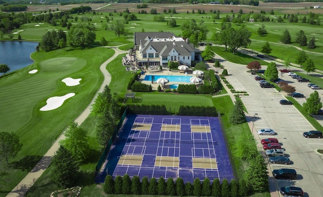 992 Southwell Enclave NE, Byron, MN 55920 - bird's eye view featuring golf course view and a water view