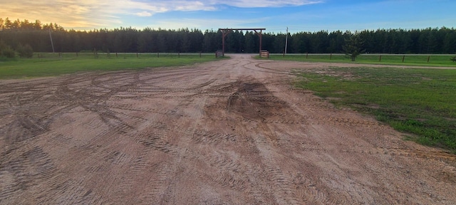 15743 County Road 31, Menahga, MN 56464 - view of dirt / gravel road with a wooded view and a view of rural / pastoral area