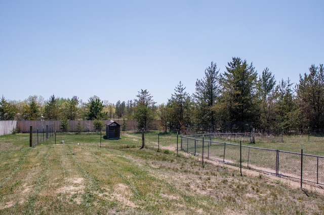 15743 County Road 31, Menahga, MN 56464 - view of yard featuring fence and a view of rural / pastoral area