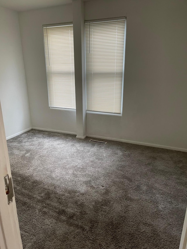 unfurnished room with carpet