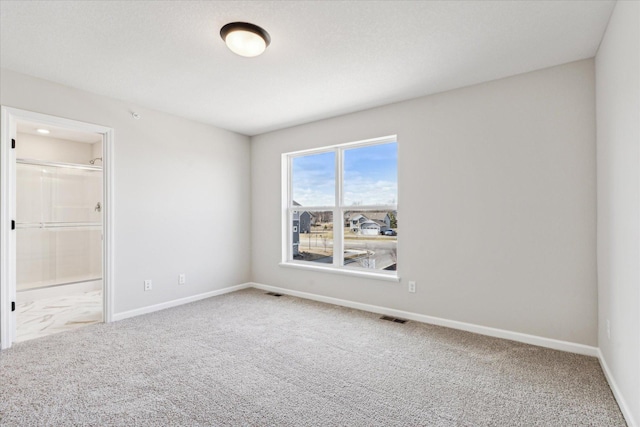 empty room featuring carpet flooring