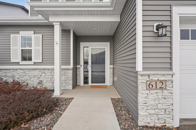 view of entrance to property