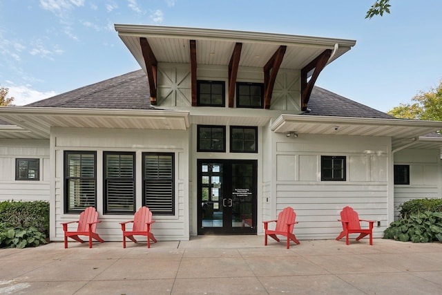 view of rear view of property