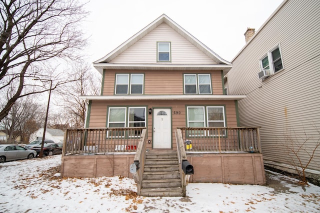 view of front of property