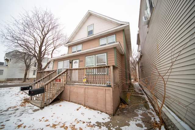 view of front of home