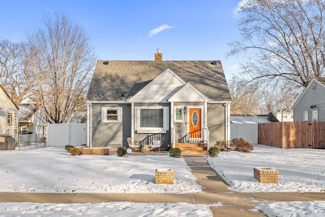 view of bungalow