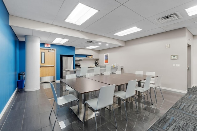 view of dining area