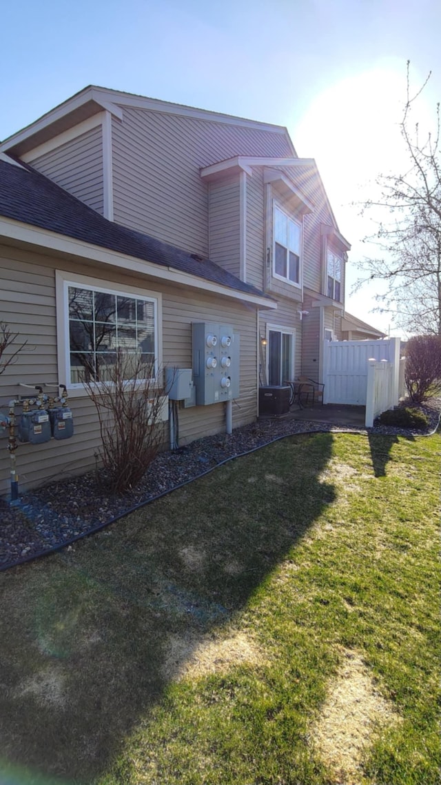 view of back of property