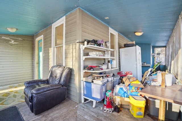 view of storage room