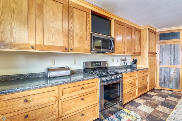 kitchen with stainless steel appliances