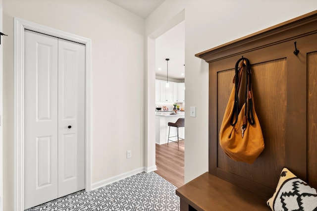 view of mudroom