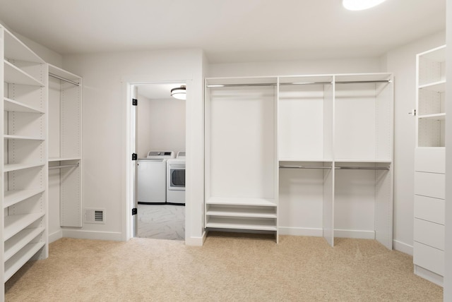 18436 56th Ct N, Plymouth, MN 55446 - walk in closet with separate washer and dryer and light carpet