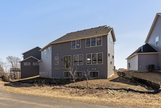 18436 56th Ct N, Plymouth, MN 55446 - rear view of property with central AC unit