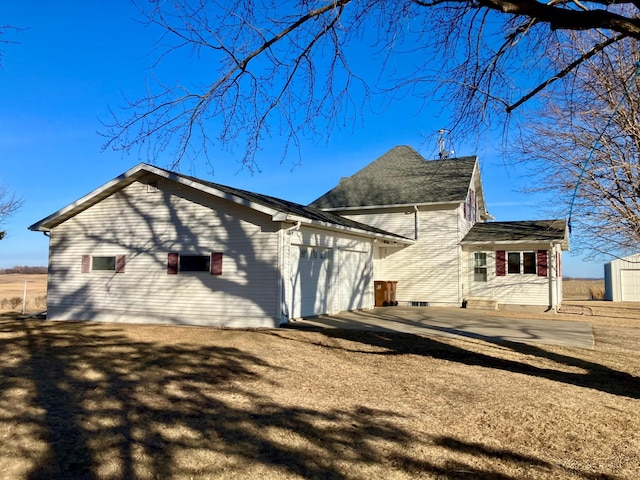 view of back of property