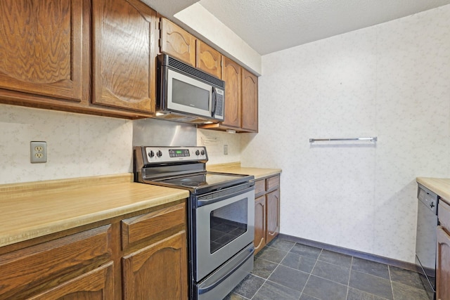 kitchen with stainless steel appliances