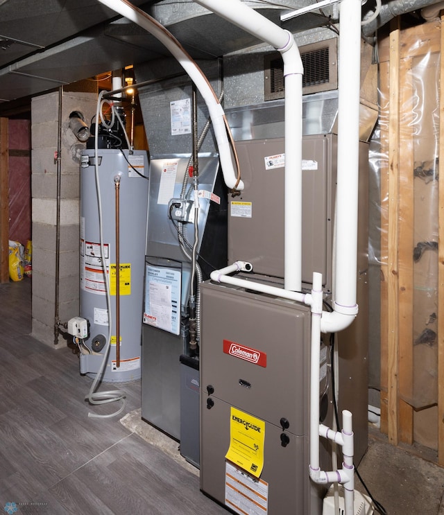 utilities with water heater