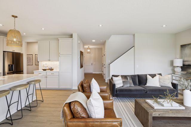 living room featuring light hardwood / wood-style flooring