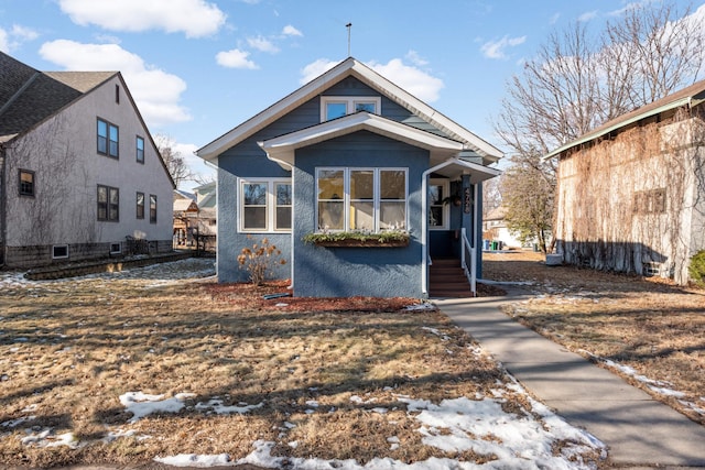 view of bungalow-style home