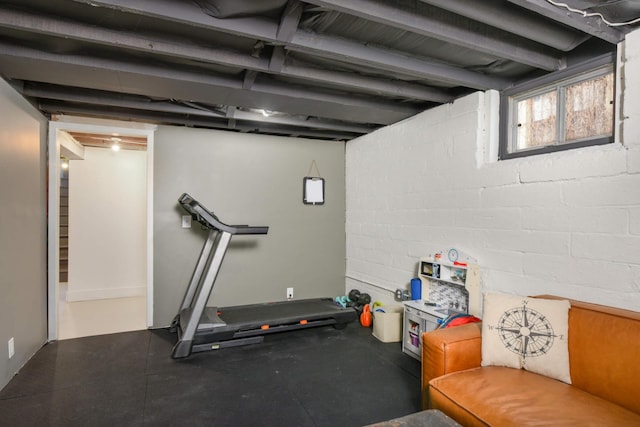 view of workout room