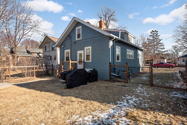 view of back of property