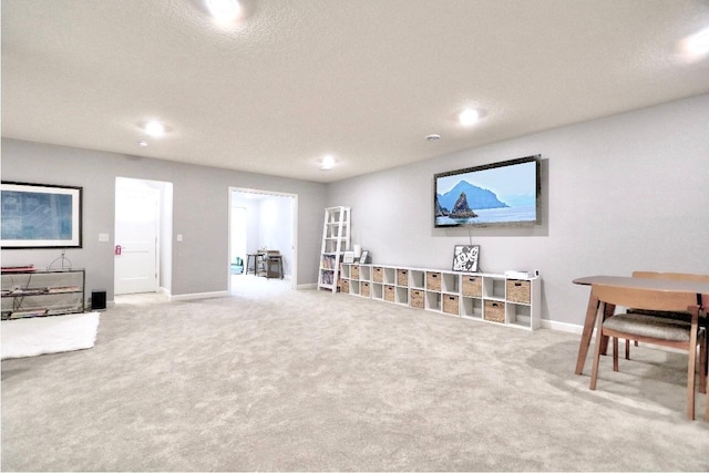 playroom featuring carpet flooring