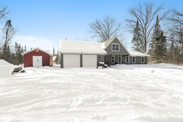 view of front of home featuring an attached garage