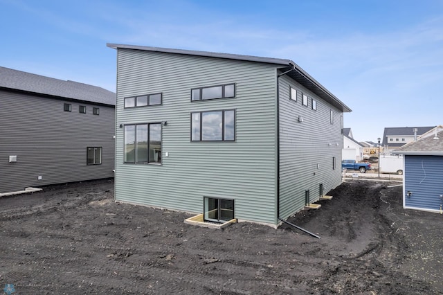 view of back of property
