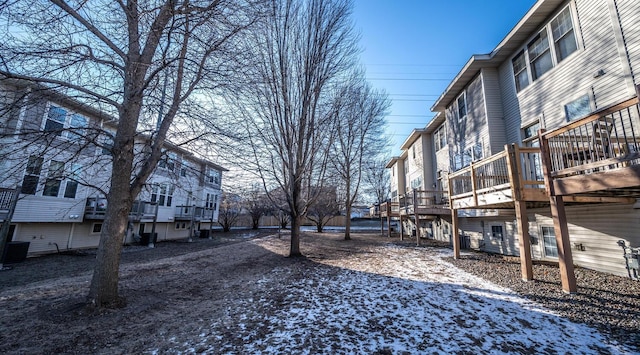 view of home's community with a deck