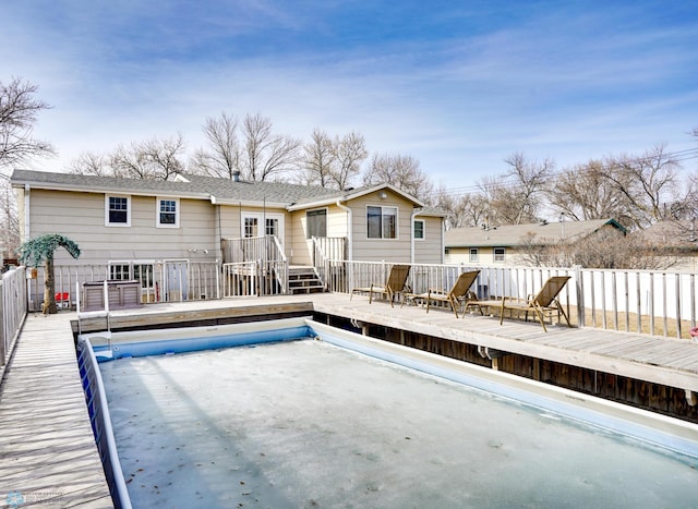 324 Cherry Ct, West Fargo, ND 58078 - back of house with a deck