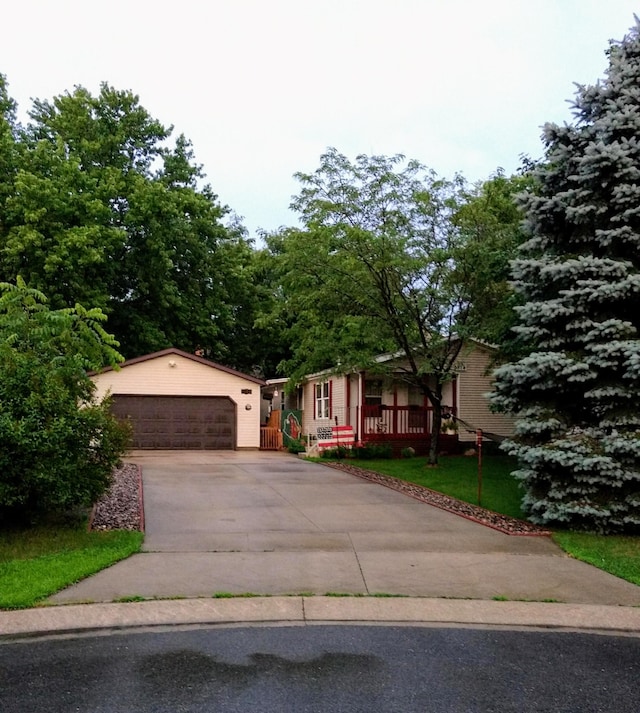 view of front of home