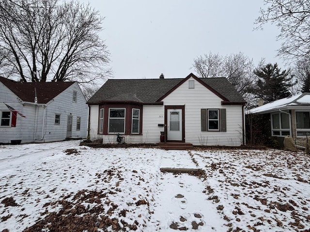 view of bungalow-style home