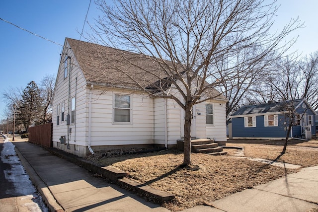 view of bungalow-style home