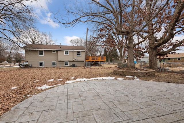 view of rear view of property