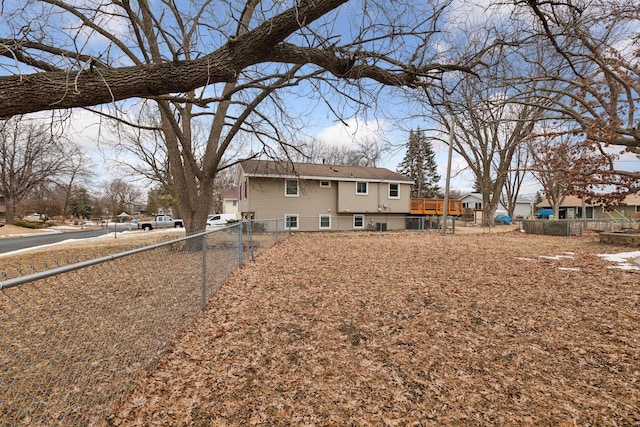 view of back of property