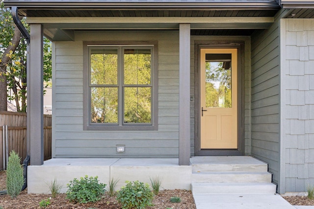 view of property entrance