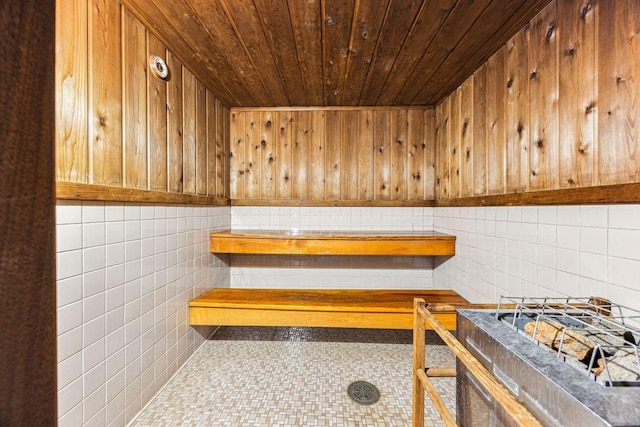 4380 Brookside Ct Unit 116, Edina, MN 55436 - relaxing sauna featuring wooden ceiling