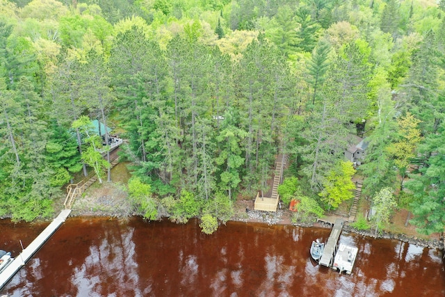 3835 Lake Rd, Barnum Twp, MN 55767 - aerial overview of property's location featuring a heavily wooded area and a nearby body of water