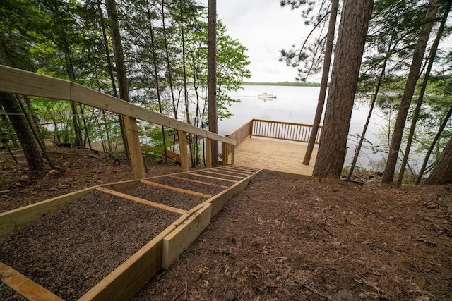 3835 Lake Rd, Barnum Twp, MN 55767 - view of yard with a water view