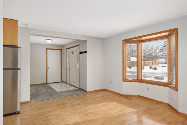 interior space featuring light hardwood / wood-style floors