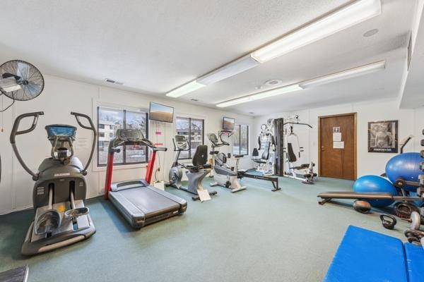 view of exercise room