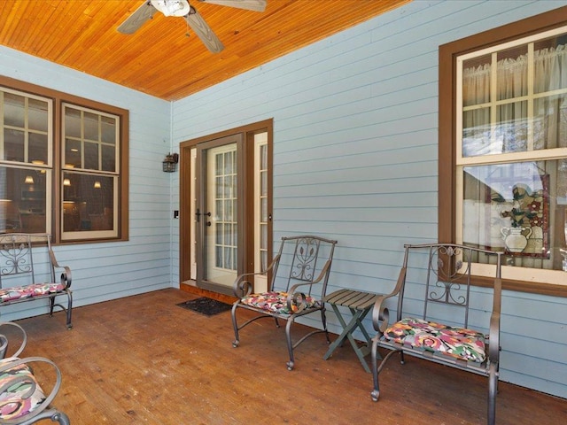 view of patio / terrace featuring a porch