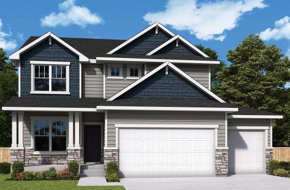 craftsman-style house with a garage